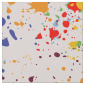 Fun Paint Tropfens Farbige FrühlingsLiebe Stoff (Nahaufnahme)