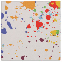 Fun Paint Tropfens Farbige FrühlingsLiebe Stoff