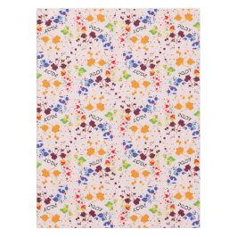 Fun Paint Tropfens Farbige FrühlingsLiebe Tischdecke