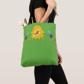 Fun Paint Tropfens Spring Green Mit Monogramm Tasche (Von Nahem)