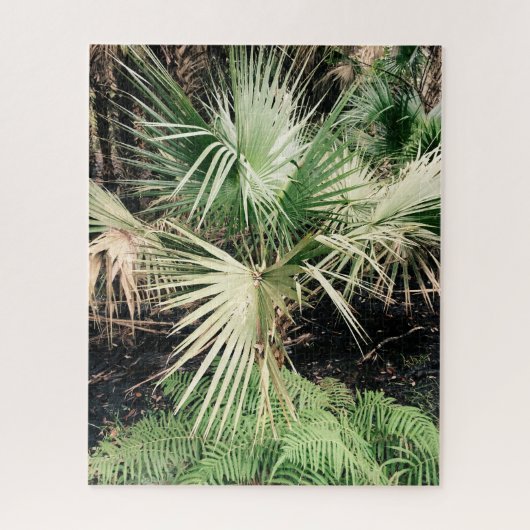 Fun Palm Tree Blätter Puzzle (Vertikal)