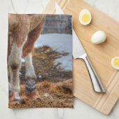 Fun Palomino Paint Ranch Pferd Tierliebhaber Foto Handtuch (Viertel Falte)