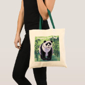 Fun Panda Bear Personal Book Bag Tragetasche (Vorderseite (Produkt))