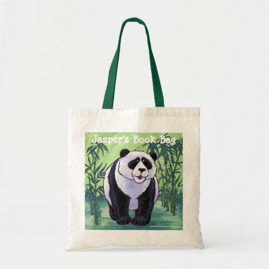 Fun Panda Bear Personal Book Bag Tragetasche (Vorne)