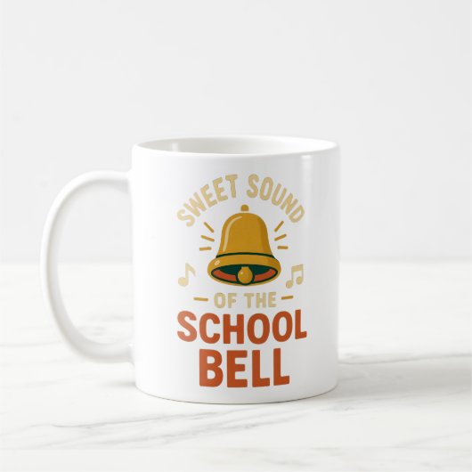 Fun Parent Tasse; Sweet Sound of the School Bell Kaffeetasse (Links)