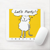 Fun Party Einladen mit Cartoon Cat Mousepad (Mit Mouse)