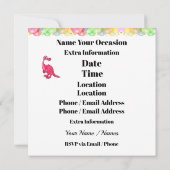 Fun Party Einladung (Rückseite)