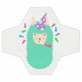 Fun Party Emoji Llama Fußball (Flach)