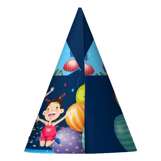 Fun Party Hat mit Name Partyhütchen (Rückseite)