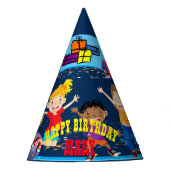 Fun Party Hat mit Name Partyhütchen (Vorderseite)