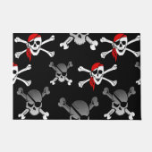 Fun Party Pirate Pattern Doormat Fußmatte (Vorderseite)