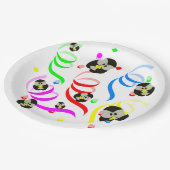 FUN PARTY PLATE FÜR JEDE FEIERUNG PAPPTELLER (Schrägansicht)