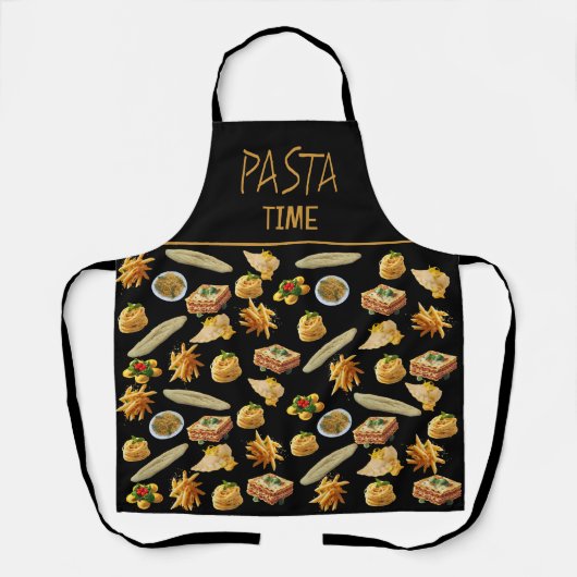 Fun Pasta Varieté-Muster für individuelle Anforder Schürze (Vorderseite)