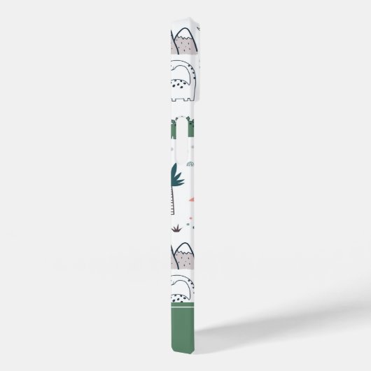 Fun Pastel Dinosaur Scene Pattern Case-Mate iPhone Hülle (Rückseite / Rechts)