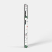 Fun Pastel Dinosaur Scene Pattern Samsung Galaxy Hülle (Rechte Seite)