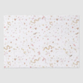 Fun Pastel Glitzer Confetti Seidenpapier (Vorderseite)