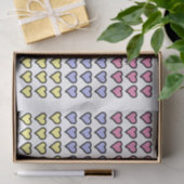 Fun Pastel Hearts Seidenpapier (Geschenk)