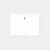 Fun Pastel Ice Creme Personalisierter Name Post-it Klebezettel (Vorderseite)