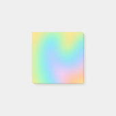 Fun Pastel Rainbow Gradient Postit Notes Post-it Klebezettel (Vorderseite)