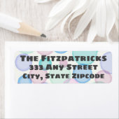 Fun Pastel Watercolor Paint Bubbles Pattern (Insitu)