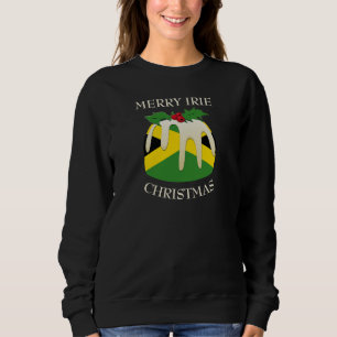 Fun Patriotic   JAMAICA FLAG   Weihnachts-Pudding Sweatshirt
