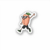 Fun Peach Aufkleber (Vorderseite)