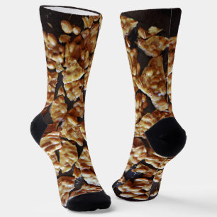 Fun Peanut Brittle Candy Art Socks Socken