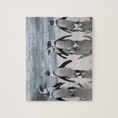 Fun Penguin Bird Naturschutz Kunst, Dichtung und M Puzzle (Vertikal)