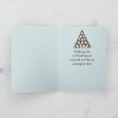 Fun Penguin Christmas Tree Grüße Karte (Innenseite)