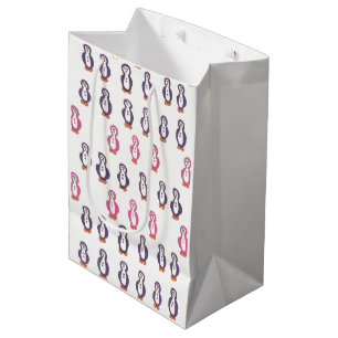 Fun Penguin Geschenktasche Mittlere Geschenktüte