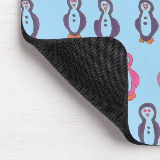 Fun Penguins Mouse Pad Mousepad (Ecke)