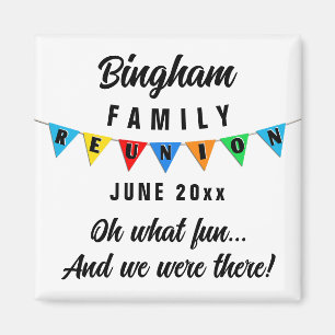 Fun Pennant Family Wiedersehen Souvenir Geschenk S Magnet