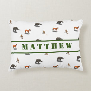 Fun Personalisiert Animal Themed Dekokissen