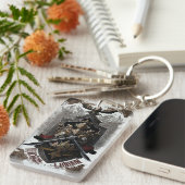 Fun Personalisiert Coat of Arms Name Schlüsselanhä Schlüsselanhänger (Vorderseite rechts)