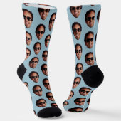 Fun-Personalisiert-Gesicht-Foto Socken (Gewinkelt)