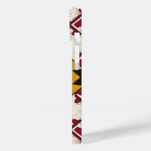 Fun Personalisiert iPhone Case Maryland Flag Graph (Rückseite / Links)