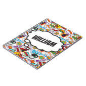 Fun Personalisiert Name Comic Book Notizblock (Linke Seite)