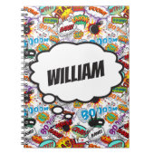 Fun Personalisiert Name Comic Book Notizblock (Vorderseite)