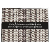 Fun Personalisiert Newspaper Schlagzeile Große Geschenktüte (Rückseite)