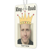 Fun Personalisiert Road King Crown Foto Autolufterfrischer (Links)