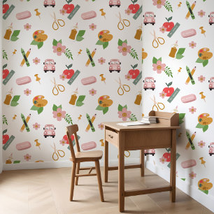 Fun Personalisiert School Lehrer Musterplaner Tapete