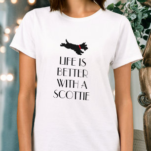 Fun Personalisiert Scottie Dog Sprichwort T - Shir T-Shirt