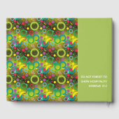 Fun Personalisierte Christliche Schrift GREEN Circ Gästebuch (Rückseite)