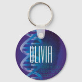 Fun Personalisierte DNA Fingerprint Medical Scienc Schlüsselanhänger (Vorderseite)