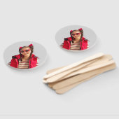 Fun Personalized Face on a Stick Photo Prop  Fächer (Non-assembled)