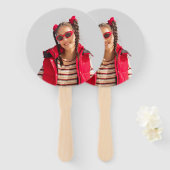 Fun Personalized Face on a Stick Photo Prop  Fächer (Vorne und Hinten)
