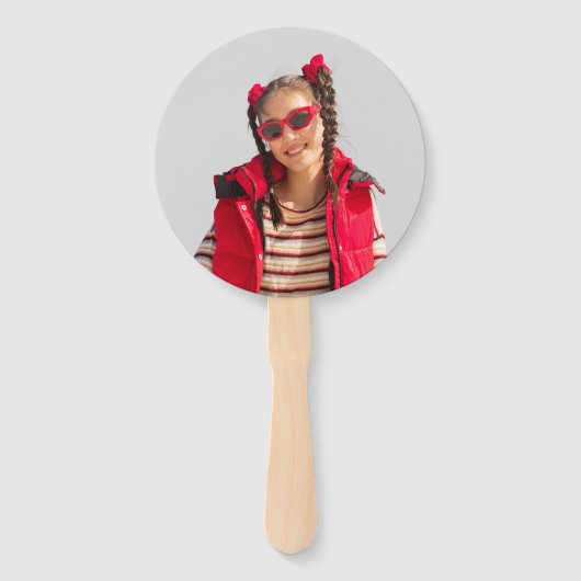 Fun Personalized Face on a Stick Photo Prop  Fächer (Vorderseite)