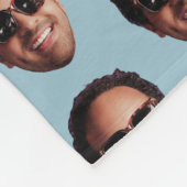 Fun Personalized Face Photo Fleecedecke (Ecke)