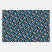 Fun Personalized Face Photo Geschenkpapier Set (Vorderseite 3)