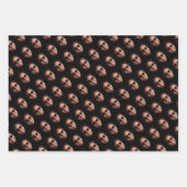 Fun Personalized Face Photo Geschenkpapier Set (Vorderseite)